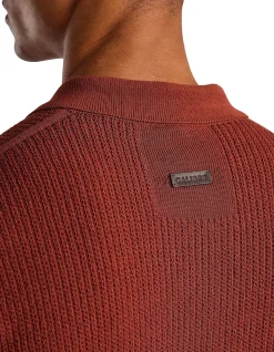 RELAXED TEXTURED KNIT POLO