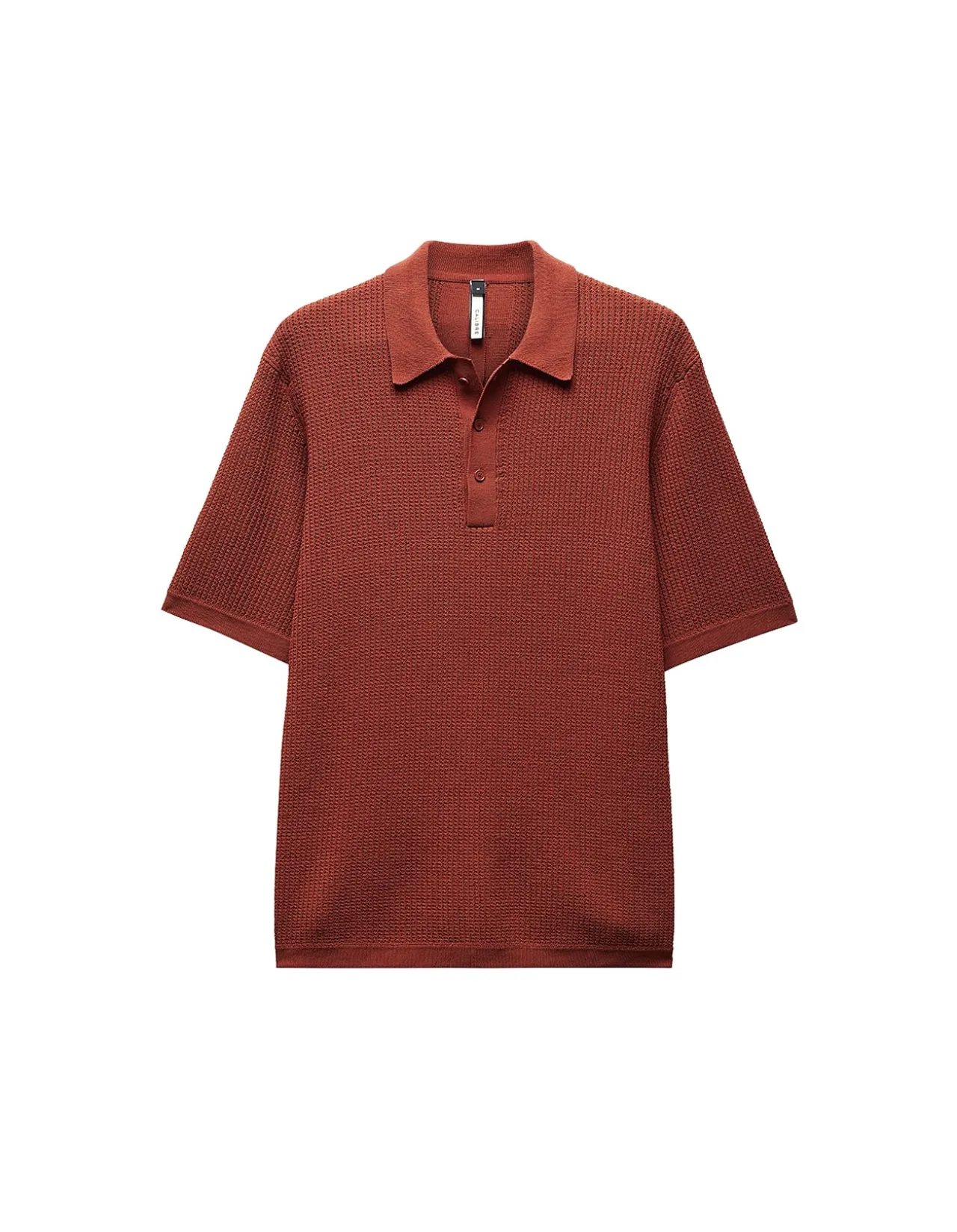 RELAXED TEXTURED KNIT POLO