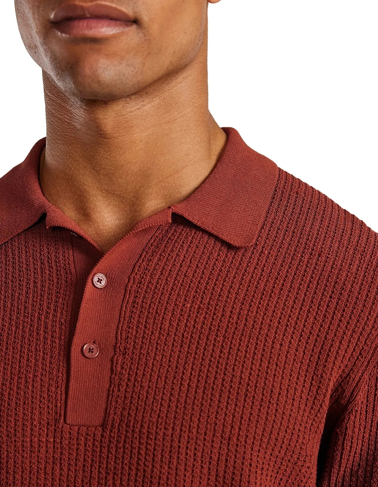 RELAXED TEXTURED KNIT POLO