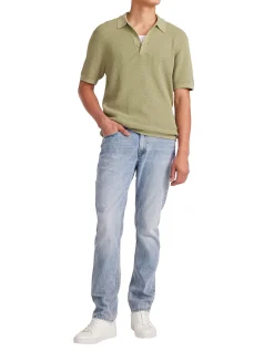 RELAXED TEXTURED KNIT POLO