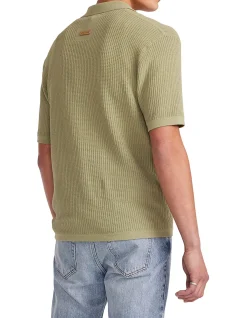 RELAXED TEXTURED KNIT POLO
