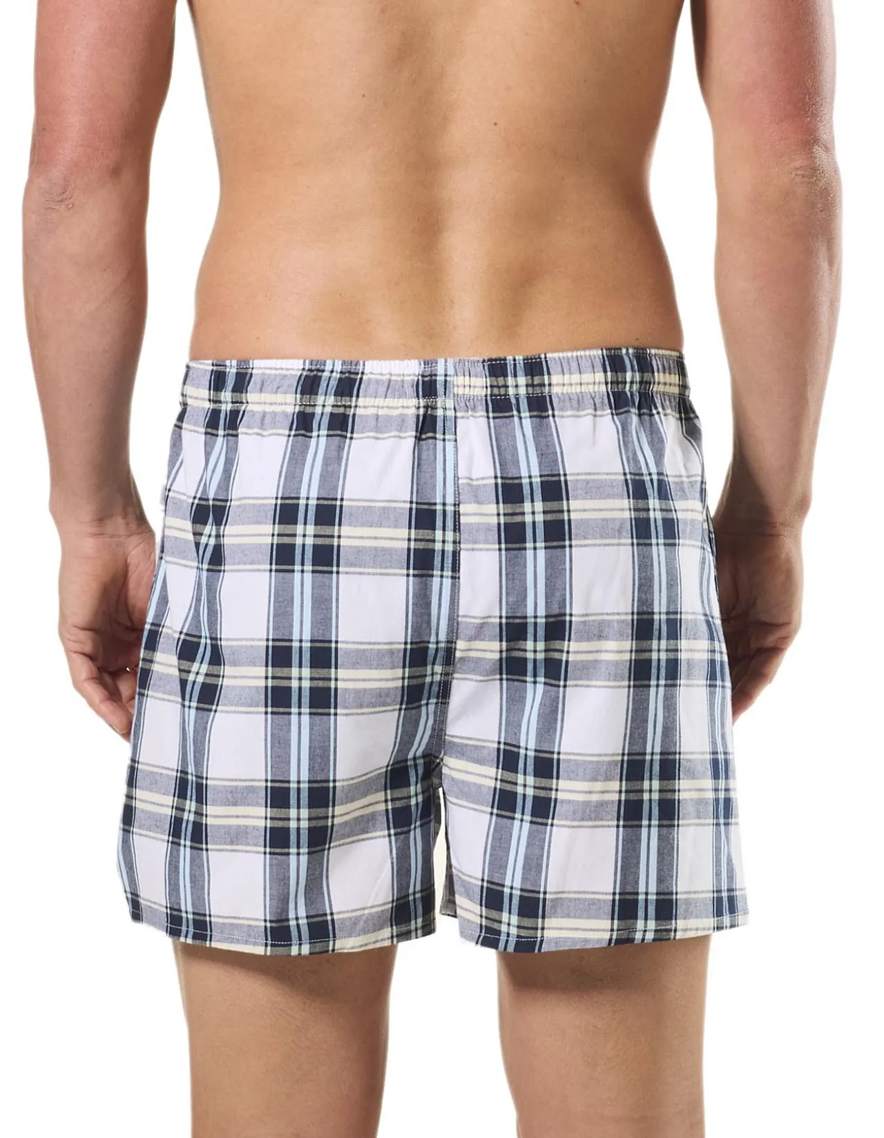 RESORT CHECK COTTON BOXER 3 PACK