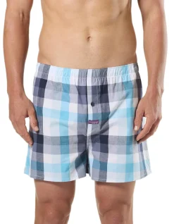 RESORT CHECK COTTON BOXER 3 PACK