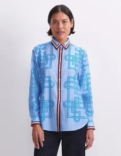 RHODES LONG SLEEVE COTTON SILK SHIRT