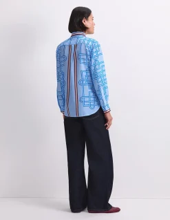 RHODES LONG SLEEVE COTTON SILK SHIRT