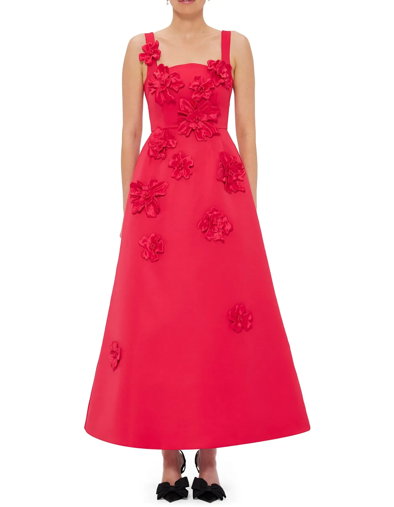 Rianne Floral Applique Maxi Dress