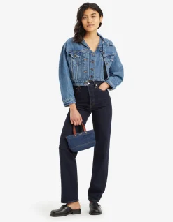 Ribcage Full Length High Rise Straight Leg Jeans