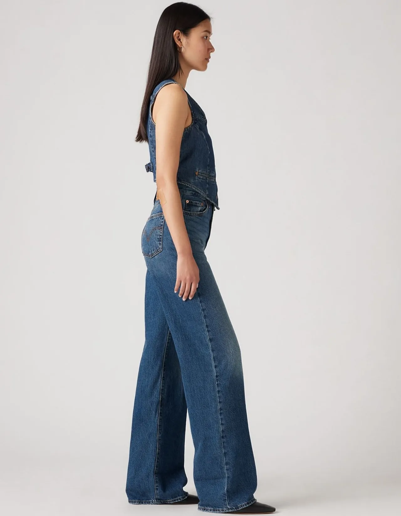 Ribcage Wide Leg Super High Rise Denim Jeans
