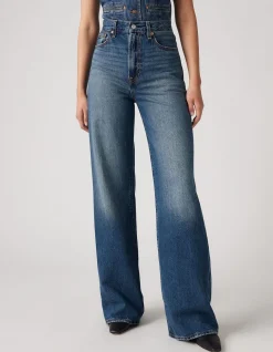 Ribcage Wide Leg Super High Rise Denim Jeans