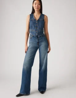 Ribcage Wide Leg Super High Rise Denim Jeans