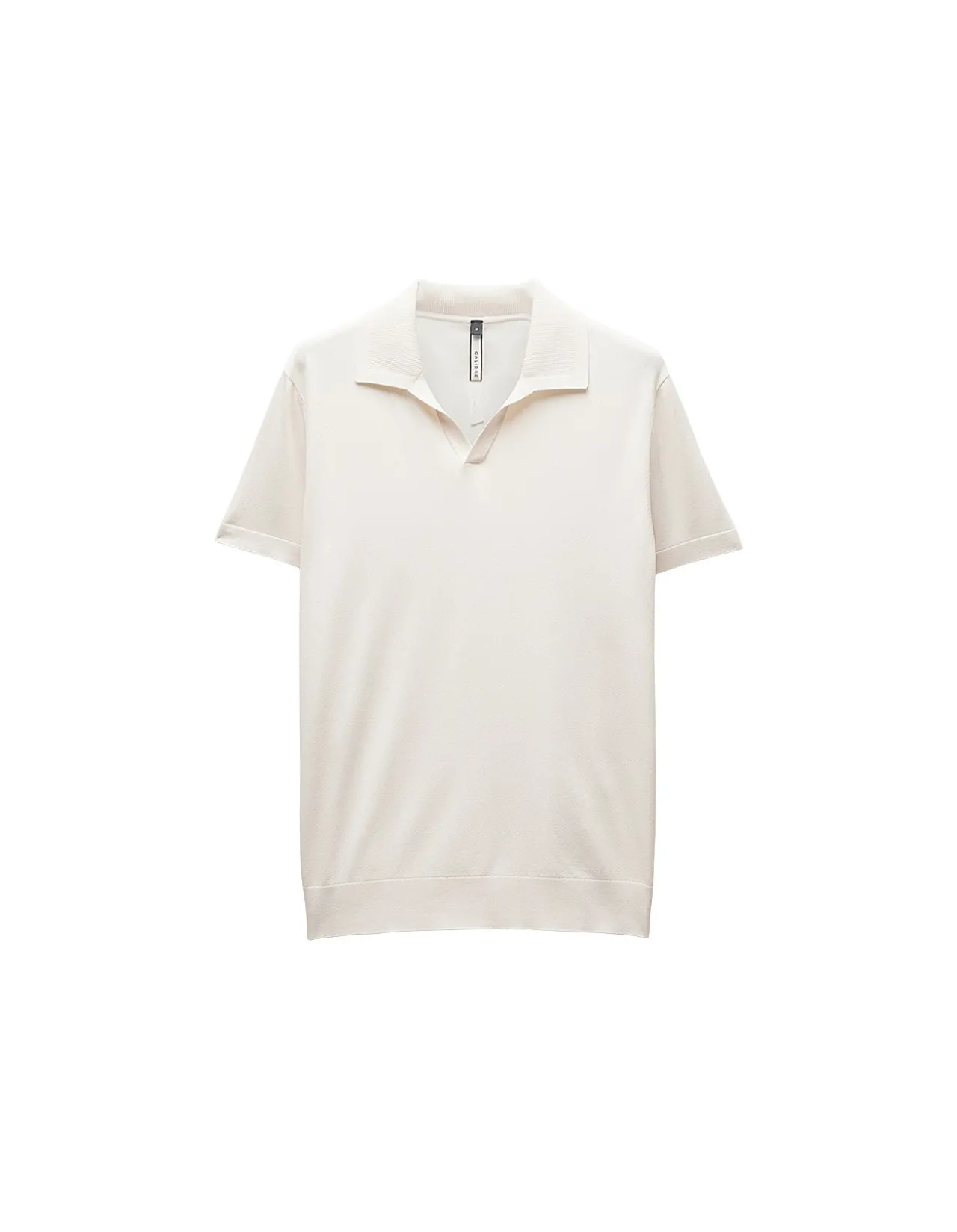 Rib Collar Tech Knit Polo