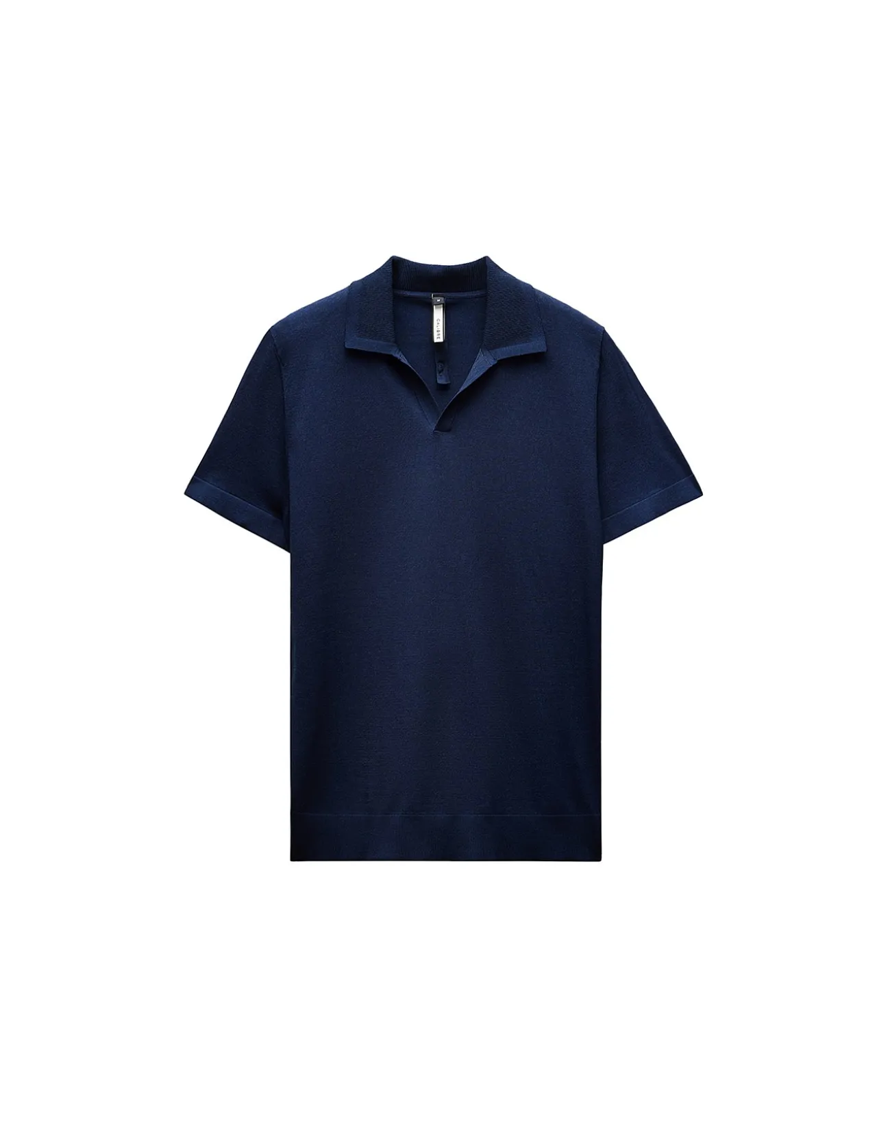 Rib Collar Tech Knit Polo