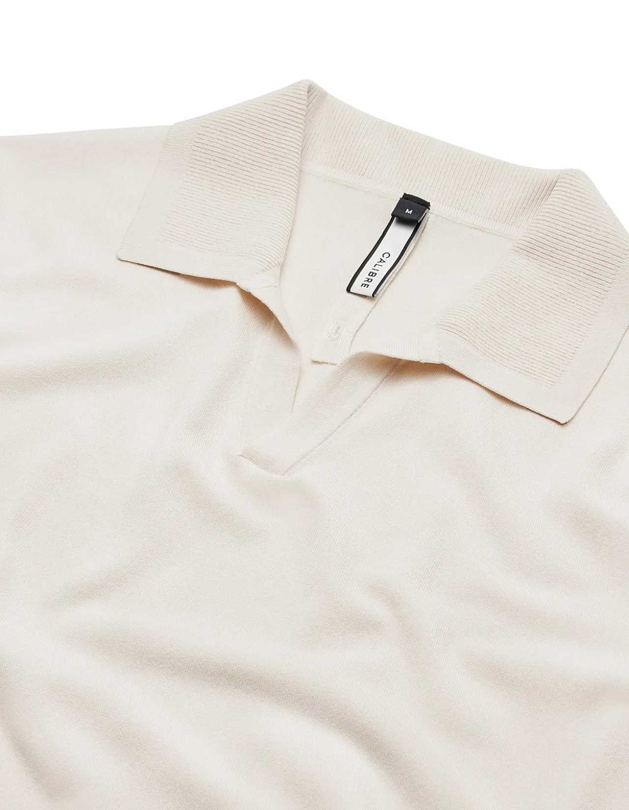 Rib Collar Tech Knit Polo