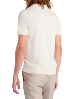 Rib Collar Tech Knit Polo