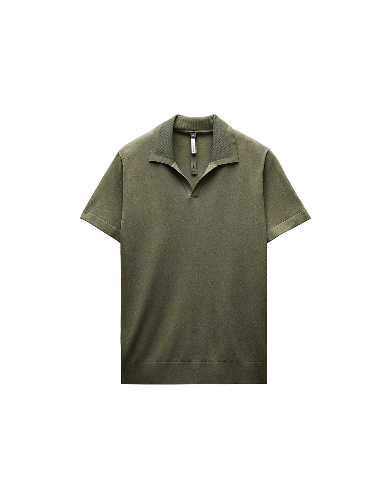 Rib Collar Tech Knit Polo