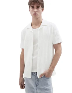 RIB STITCH BUTTON THRU