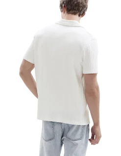 RIB STITCH BUTTON THRU