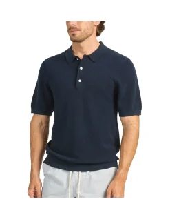 Riley Knit Polo Premium Textured Stitch