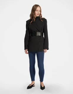 Riley Mid Rise Crop Super Skinny Jeans