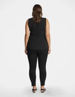 Riley Mid Rise Crop Super Skinny Jeans