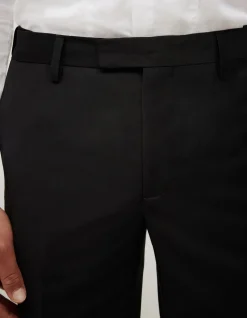 Riley Black Tie Chintz Tuxedo Pant