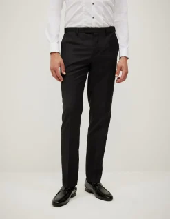 Riley Black Tie Chintz Tuxedo Pant