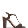 RINN Ebony Leather Block Heel