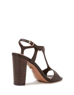RINN Ebony Leather Block Heel