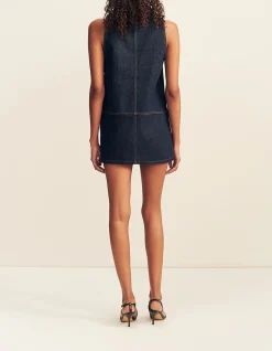 RITA COLLARED MINI DRESS