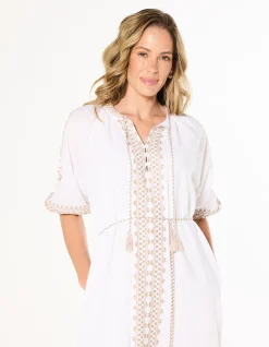 Robin Embroidered Dress