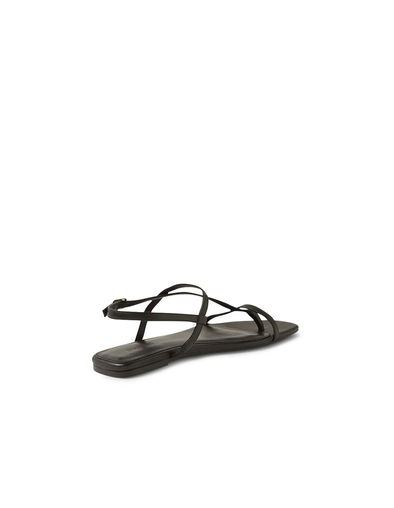Rollina Strappy Leather Flat Sandals