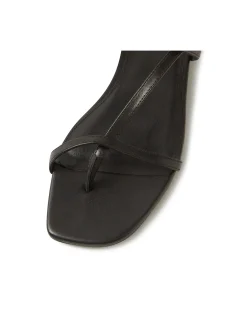 Rollina Strappy Leather Flat Sandals