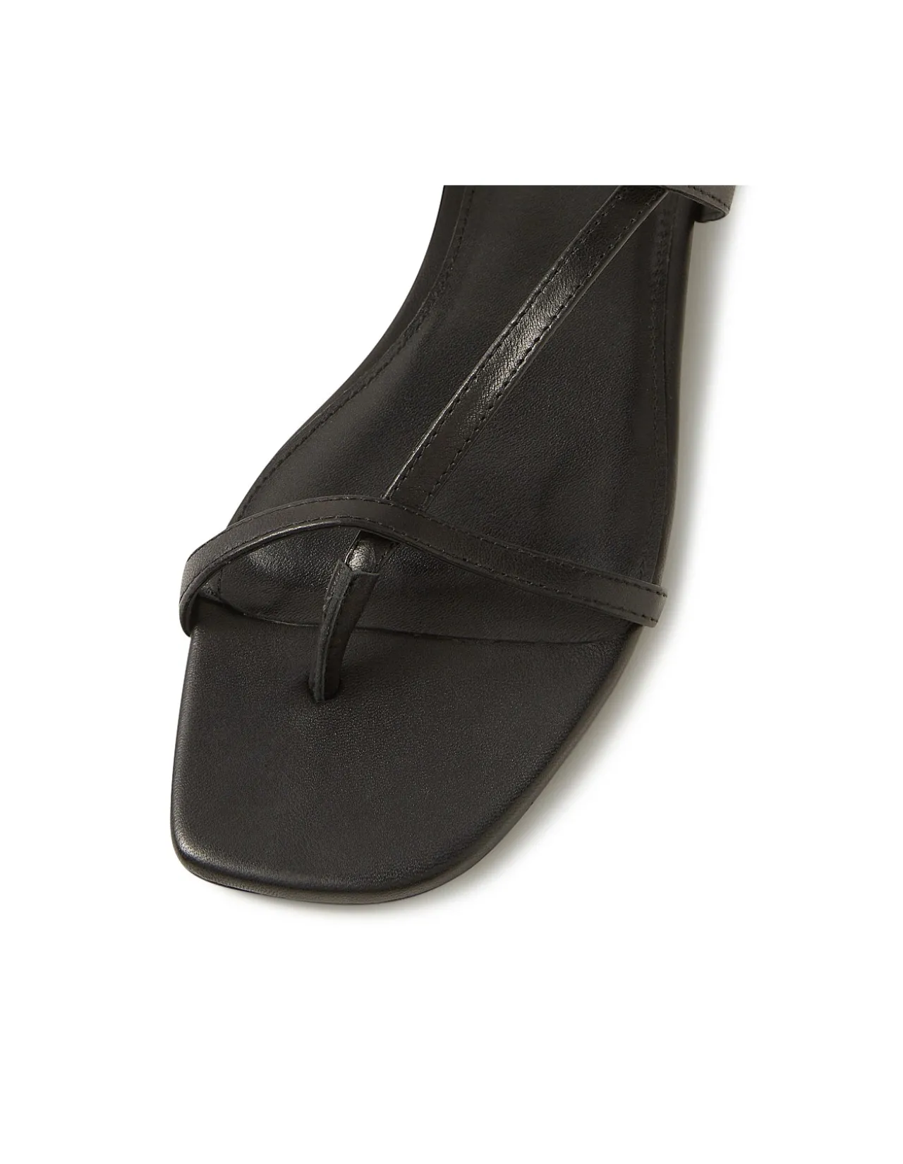 Rollina Strappy Leather Flat Sandals