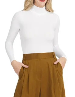 Roll Neck Long Sleeve Bodysuit