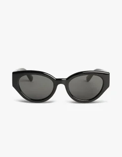 ROM BLACK SUNGLASSES POLARISED GREY LENS