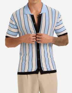 RONALDO COLLARED KNIT TOP