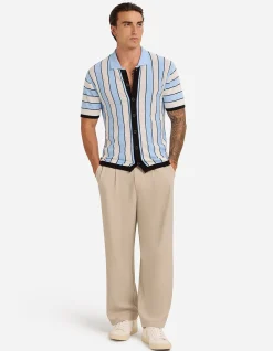 RONALDO COLLARED KNIT TOP