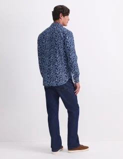 ROPE LONG SLEEVE PRINT SHIRT