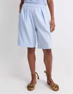ROSA ELASTICATED LINEN SHORT