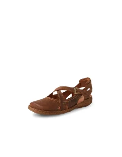 Rosalie 13 Brandy Leather Flat Shoes