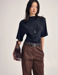 ROSIE STRETCH JERSEY TOP