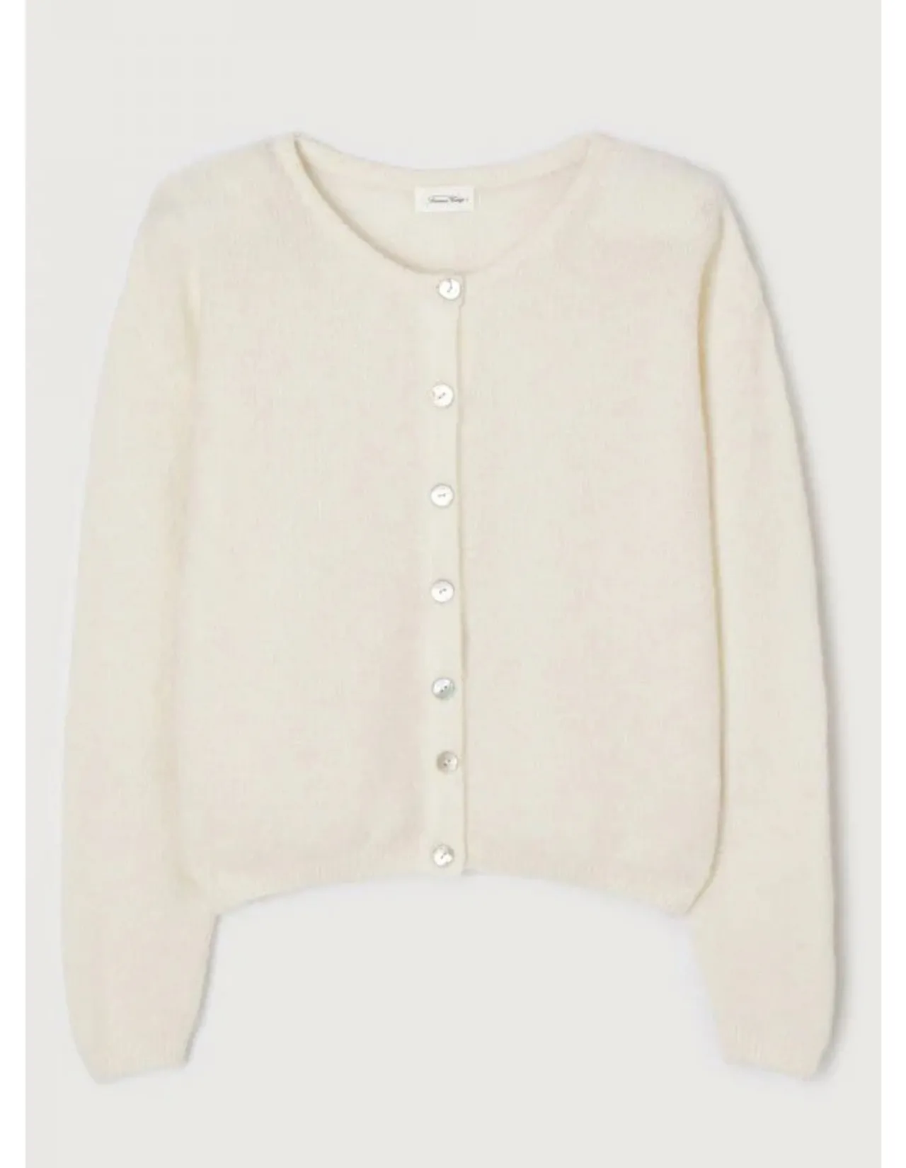 Round Neck Knit Cardigan