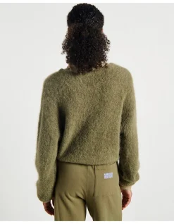Round Neck Crop Knit