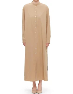 Round Neck Long Sleeve Dress