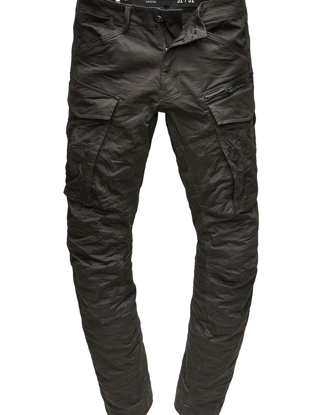 Rovic Zip 3D Regular Tapered Pant Grey