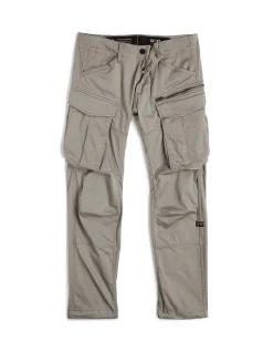 Rovic Zip 3D Regular Tapered Pants Grey