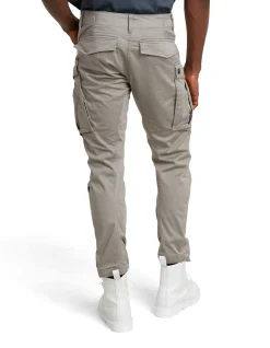Rovic Zip 3D Regular Tapered Pants Grey