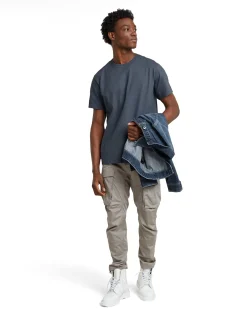 Rovic Zip 3D Regular Tapered Pants Grey