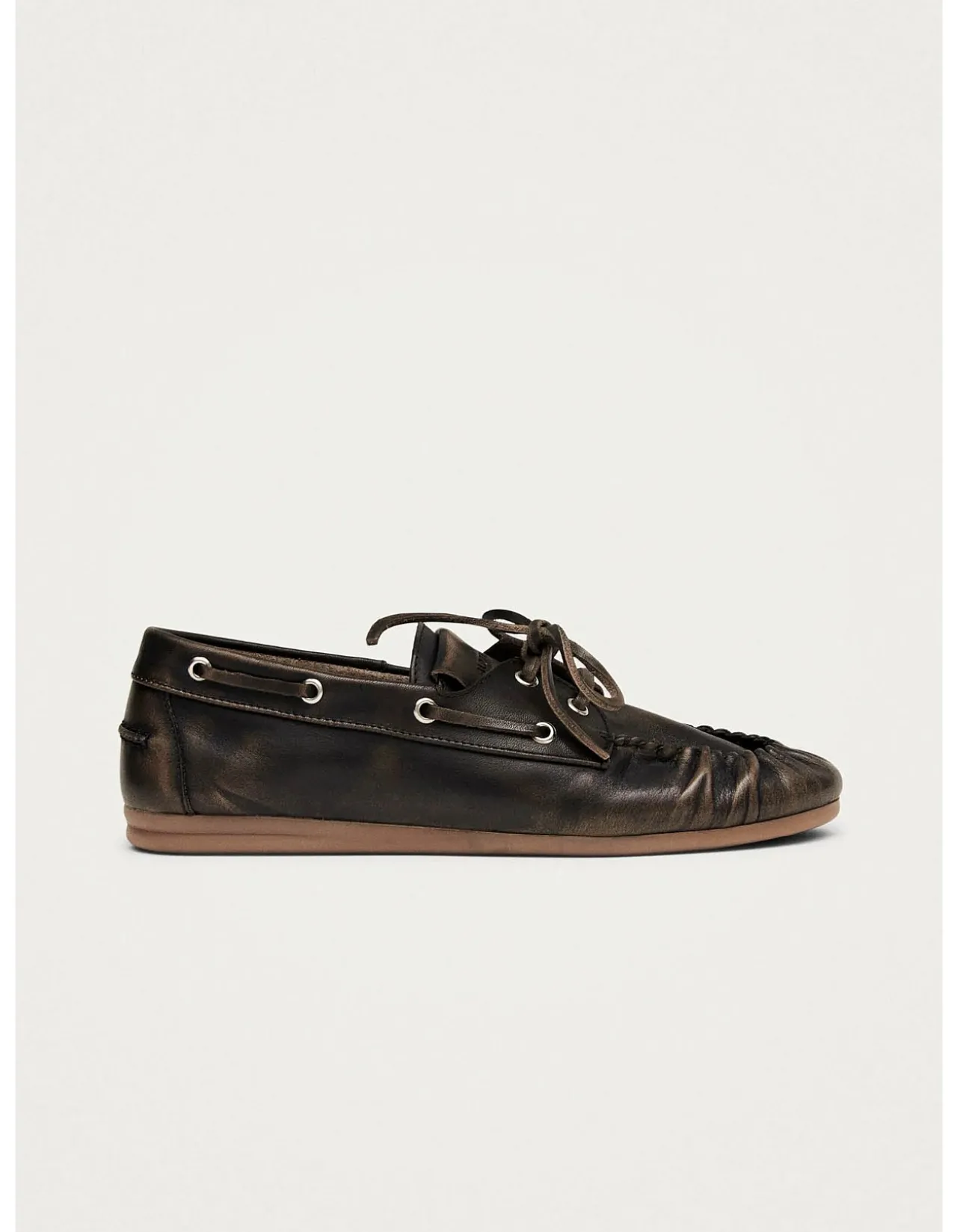 Rowan Brushed Leather Loafers