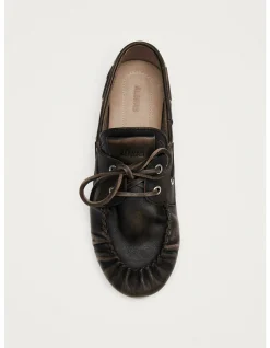 Rowan Brushed Leather Loafers